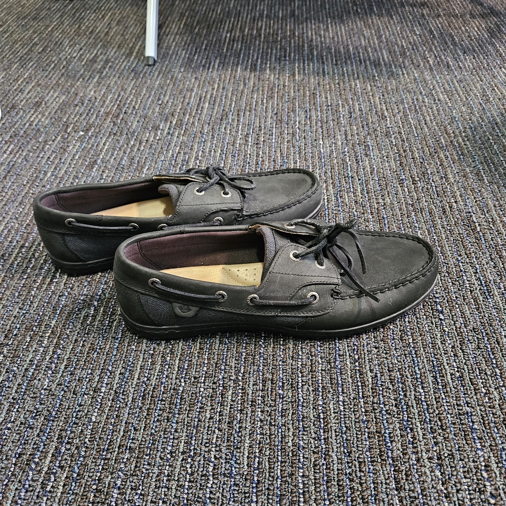 Sperry Topside Koifish Black Boat Shoes